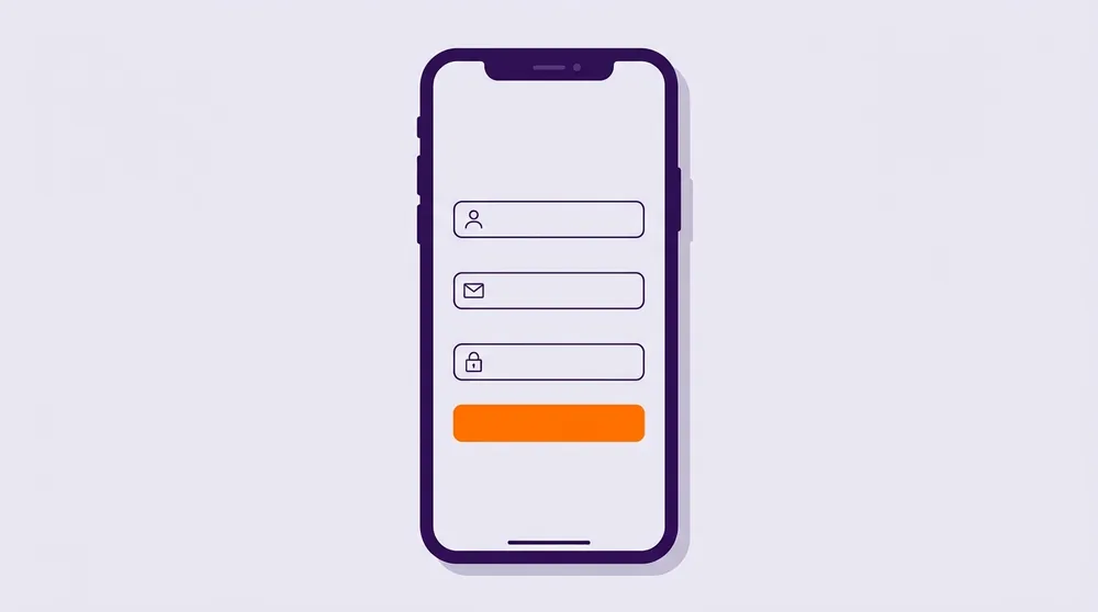 Milyar.com kayıt ol ekranını gösteren mobil form arayüzü